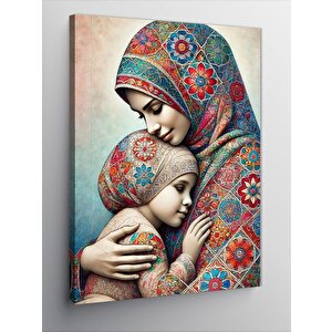Kanvas Tablo Anne Ve Çocuk 100x140 cm
