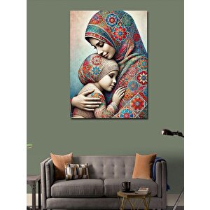 Kanvas Tablo Anne Ve Çocuk 100x140 cm