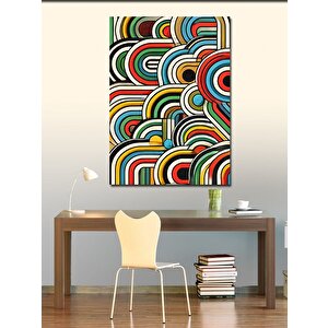 Kanvas Tablo Soyut Geometrik Desen 100x140 cm