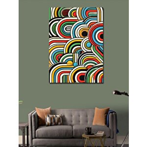 Kanvas Tablo Soyut Geometrik Desen 100x140 cm