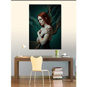 Kanvas Tablo Soyut Kadın Ve Zarafet 50x70 cm