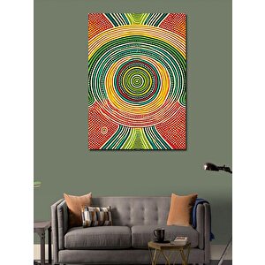 Kanvas Tablo Renkli Soyut Daireler 50x70 cm