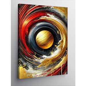 Kanvas Tablo Soyut Galaksi Ve Gezegen 70x100 cm