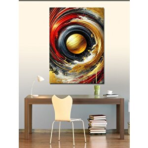 Kanvas Tablo Soyut Galaksi Ve Gezegen 70x100 cm