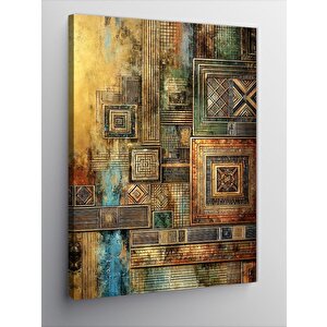 Kanvas Tablo Geometrik Soyutlama 100x140 cm