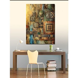Kanvas Tablo Geometrik Soyutlama 100x140 cm
