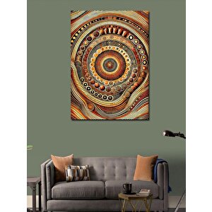 Kanvas Tablo Renkli Spiral Ve Soyut Sanat 70x100 cm