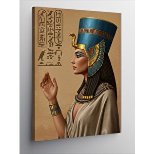 Kanvas Tablo Mısır Kraliçesi Nefertiti 50x70 cm
