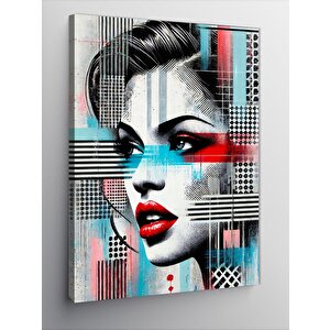 Kanvas Tablo Soyut Kadın Portresi 50x70 cm