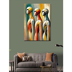 Kanvas Tablo Soyut Figürler Ve Renkli Sanat 100x140 cm