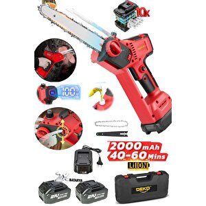 Yüksek Performanslı Deko Dal Budama Makinesi - 10 Pilli, Kömürsüz Motor Ve Otomatik Yağlama Sistemi