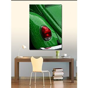 Kanvas Tablo Yeşil Vosvos Ve Retro Hava 70x100 cm