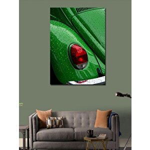 Kanvas Tablo Yeşil Vosvos Ve Retro Hava 70x100 cm