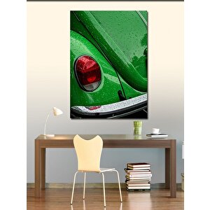 Kanvas Tablo Yeşil Vosvos Arka Tasarım 70x100 cm
