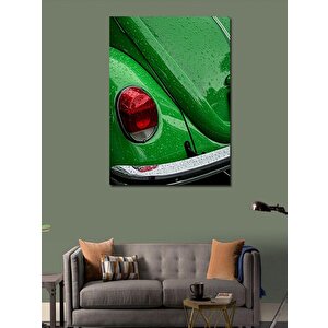 Kanvas Tablo Yeşil Vosvos Arka Tasarım 70x100 cm