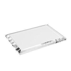 Cyrstal Bath Accessory Tray Transparent