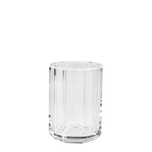 Cyrstal Bath Accessory Tooth Mug Transparent