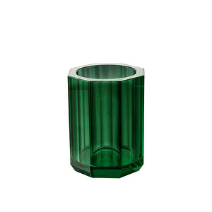 Cyrstal Bath Accessory Tooth Mug Green
