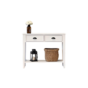 Woodenbend Mirage Beyaz Ahşap Modern Dresuar