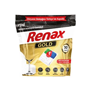 Gold Bulaşık Makinesi Kapsülü Hepsi Bir Arada 30 X 2 Paket 60 Lı