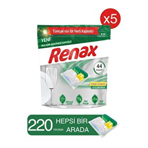 Bulaşık Makine Kapsülü 44'lü X 5 Adet