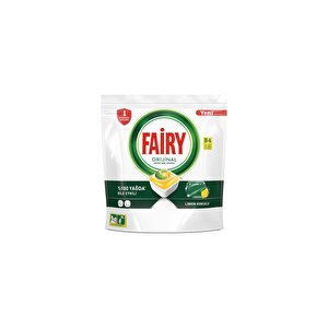 Fairy Hepsi Bir Arada Limon Kokulu 84 Yıkama Bulaşık Makinesi Deterjanı Tableti - Kapsülü
