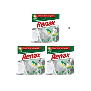 Bulaşık Makinesi Kapsülü Hepsi Bir Arada 10 Lu X 3 Adet