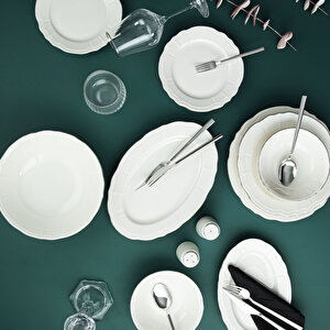 Tiffany Platin 30 Parça 6 Kişilik Yemek Takımı
