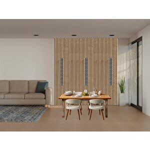Wi̇nflex  Eko Safi̇r-mi̇x  Keçeli̇ Akusti̇k Ahşap Paneli̇  – (50x240cm).