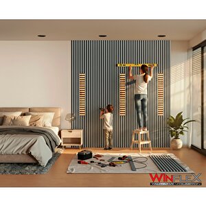 Wi̇nflex  Eko Antra-mi̇x  Keçeli̇ Akusti̇k Ahşap Paneli̇  – (50x240cm).