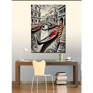 Kanvas Tablo Venedik Gondolları Ve Kanallar 50x70 cm