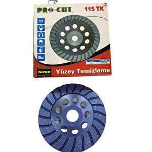 Procut 51185 Turbo Serisi Yüzey Temizleme 115 Mm