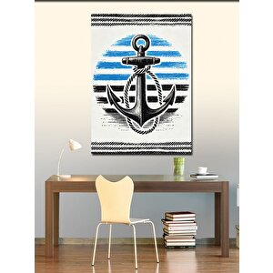 Kanvas Tablo Çapa Ve Deniz Teması 70x100 cm