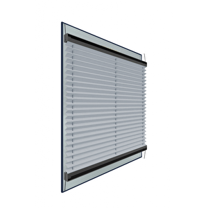 Gold Seri̇si̇ Gri Plise Perde Cam Balkon Perdesi Pimapen Perdesi Ofis Perdesi(vidalı Sistem) 100x200 cm