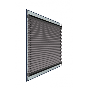 Gold Seri̇si̇ Antrasit Plise Perde Cam Balkon Perdesi Pimapen Perdesi Ofis Perdesi(vidalı Sistem) 100x210 cm