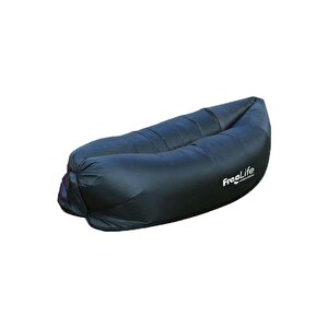 Andoutdoor Pratik Şişme Şezlong-Si̇yah