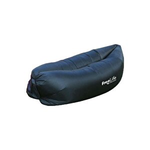 Andoutdoor Pratik Şişme Şezlong-Si̇yah
