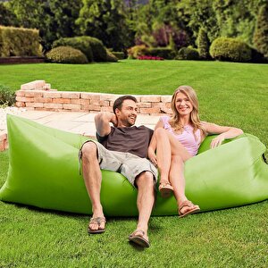 Andoutdoor Pratik Şişme Şezlong-Yeşi̇l