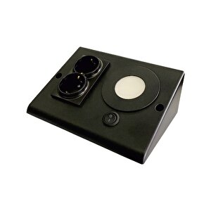 Beyaz Işık 3 Watt Tezgah Altı Plastik Priz E2130 Siyah