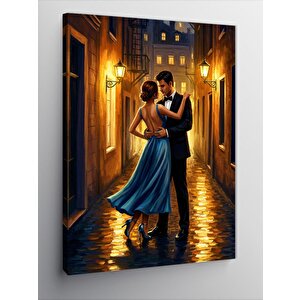 Kanvas Tablo Romantik Dans Gecesi 100x140 cm