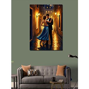 Kanvas Tablo Romantik Dans Gecesi 100x140 cm