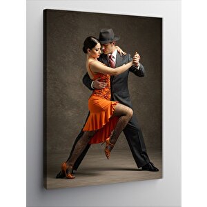 Kanvas Tablo Tango Dansı Çifti 100x140 cm