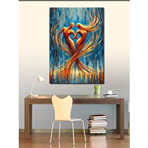 Kanvas Tablo Alev Dansı Figürü 70x100 cm