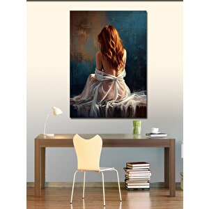 Kanvas Tablo Sakinlik İçinde Kadın 100x140 cm