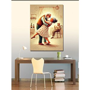 Kanvas Tablo Dans Eden Yaşlı Çift 70x100 cm