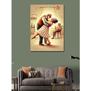 Kanvas Tablo Dans Eden Yaşlı Çift 70x100 cm