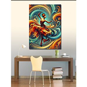 Kanvas Tablo Alevli Dans Ve Coşku 70x100 cm