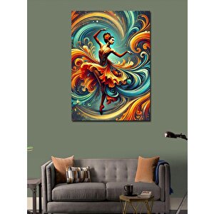 Kanvas Tablo Alevli Dans Ve Coşku 70x100 cm