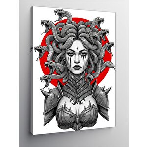 Kanvas Tablo Medusa Ve Yılan Saçlı Kadın 100x140 cm