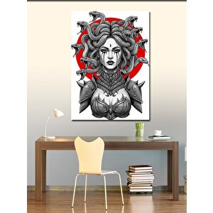 Kanvas Tablo Medusa Ve Yılan Saçlı Kadın 100x140 cm